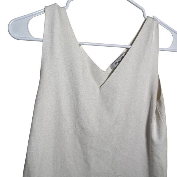 MM. LaFleur Tank Top Women's Medium White Knit Peggy Sleeveless Minimal - Picture 2 of 16